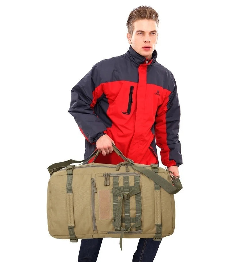 50L Tactical Military Backpack Male Outdoor Army 3p Trekking Rucksack Travel Hiking Men Camping Hunting Backpack Molle Assault