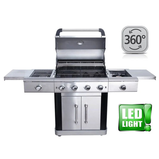 4+2 Burners Gas BBQ Grill Barbeque