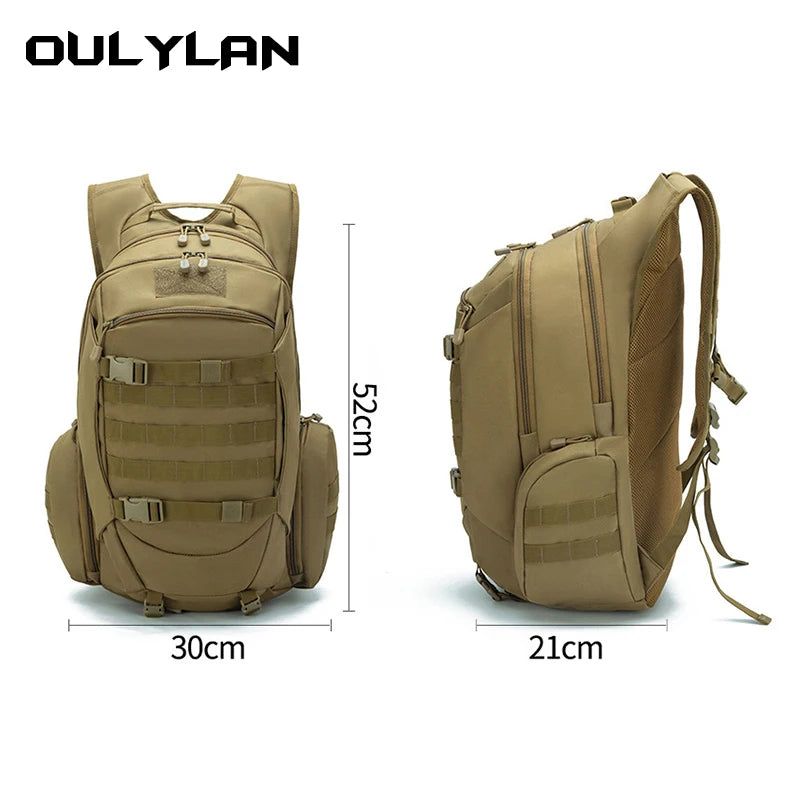 55L Tactics Backpack High Capacity Camping Backpacks Outdoor Army Camouflage Shoulder Bag Multifunction Fashion