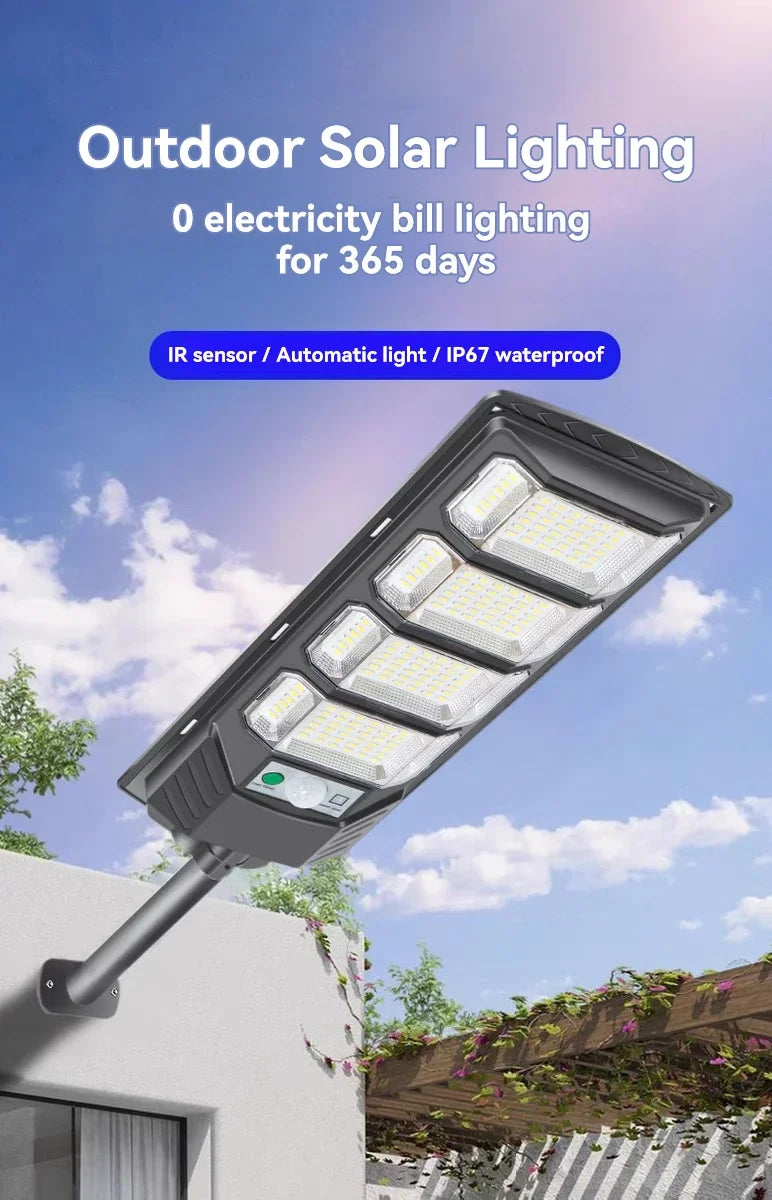 Solar Power Wall Lights  with Motion Sensor Outdoor Sunlight Charge Waterproof Street Light Garden Led Solar Spotlight