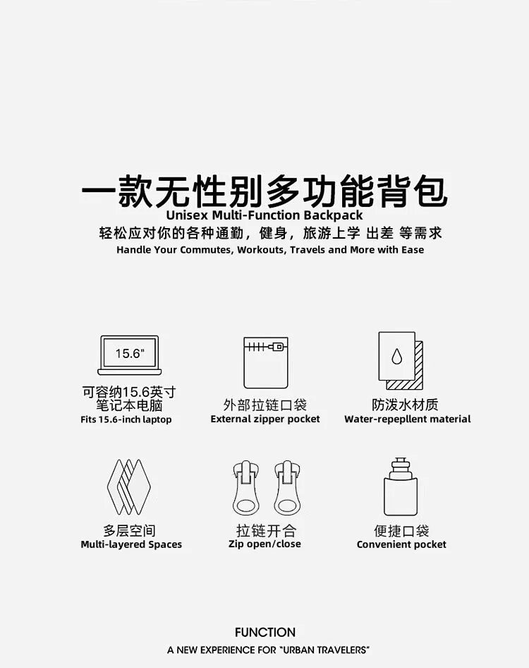 30L Outdoor Large Capacity Ultralight Sports Backpack Men Women Camping Hiking Travel Cycling Fitness Bag