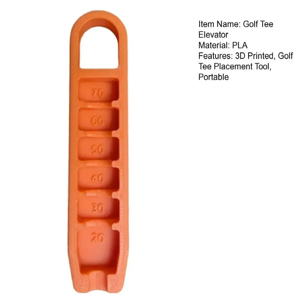 Golf Mount Lifter Ball Seat Height Regulator Golf Tee Stand Accurately Positioned At 20-70 Mm Gift for Golfers Supplies Sport