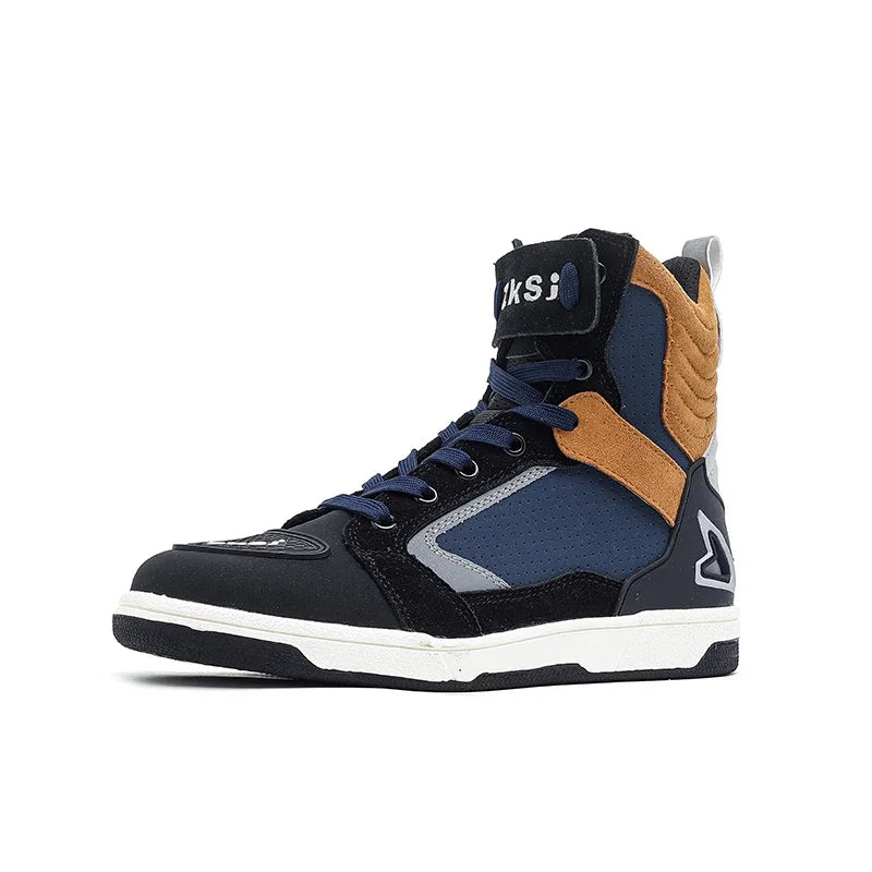 Motorcycle Riding Shoes Motocross Racing Boot Motorcycle Rally Training Shoes Anti Collision Protective Shoes Rider Equipment