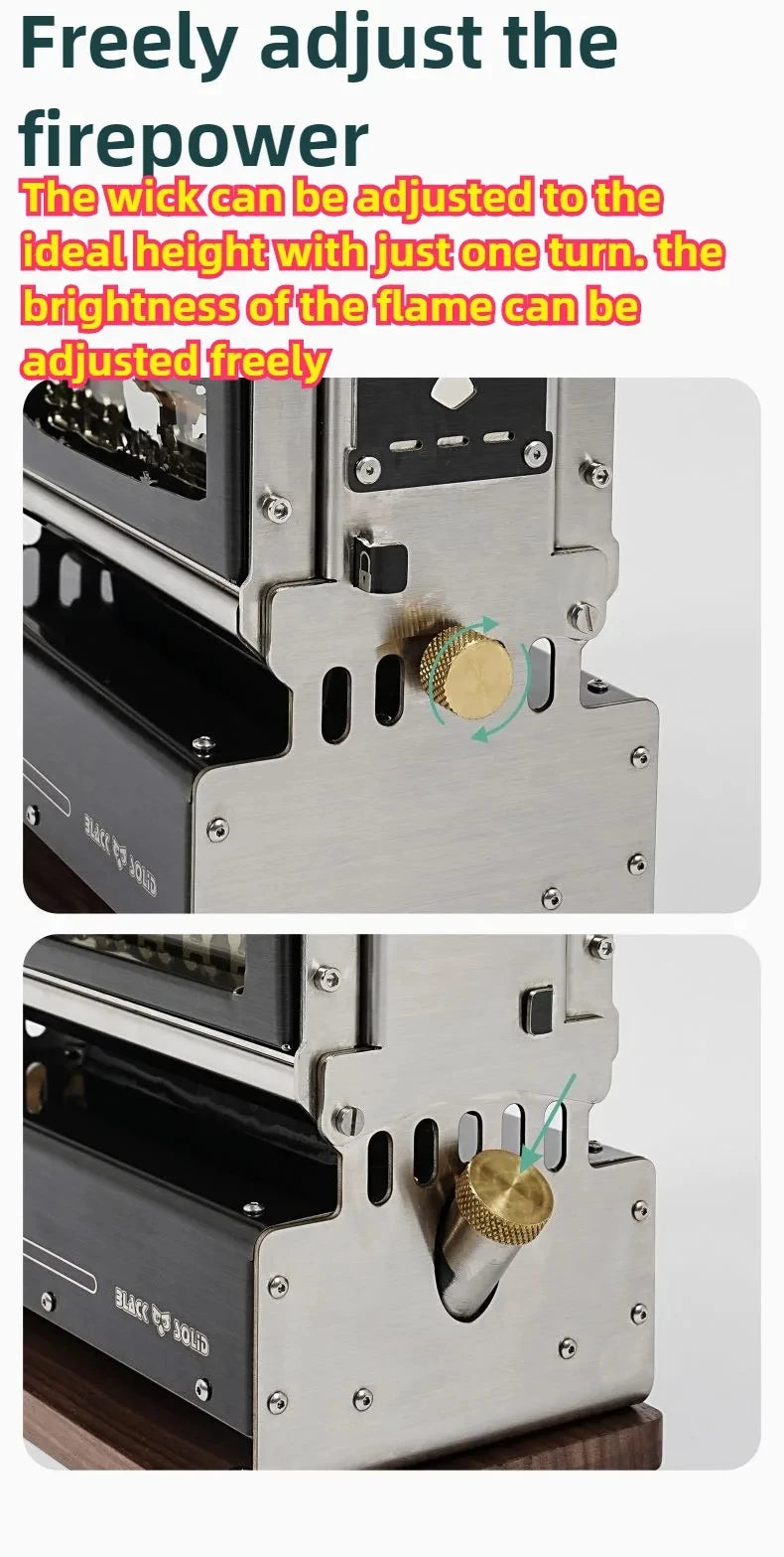 Portable Oil Lamp Stove Portable Outdoor Retro Camping Kerosene Lamp Camping Supplies Alcohol lamp