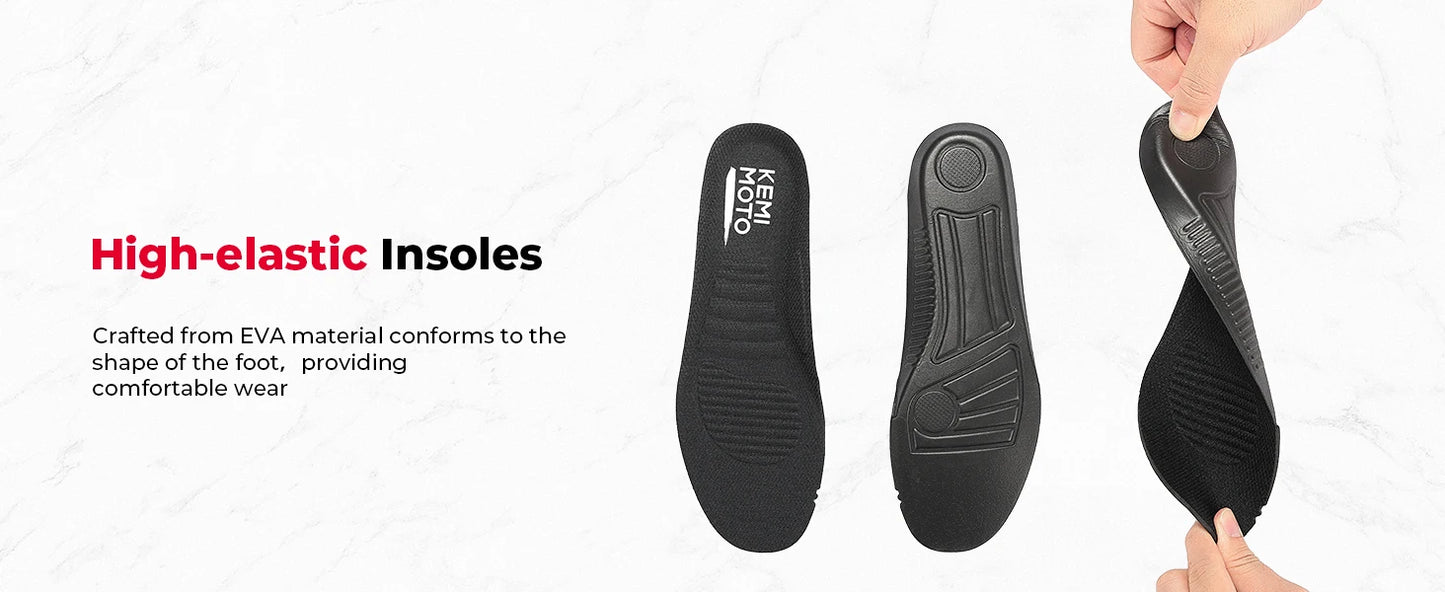 KEMIMOTO Motorcycle Riding Short Boots Men Summer commuting Shoes Sneakers Anti-slip Protection Breathable Casual rides Gear