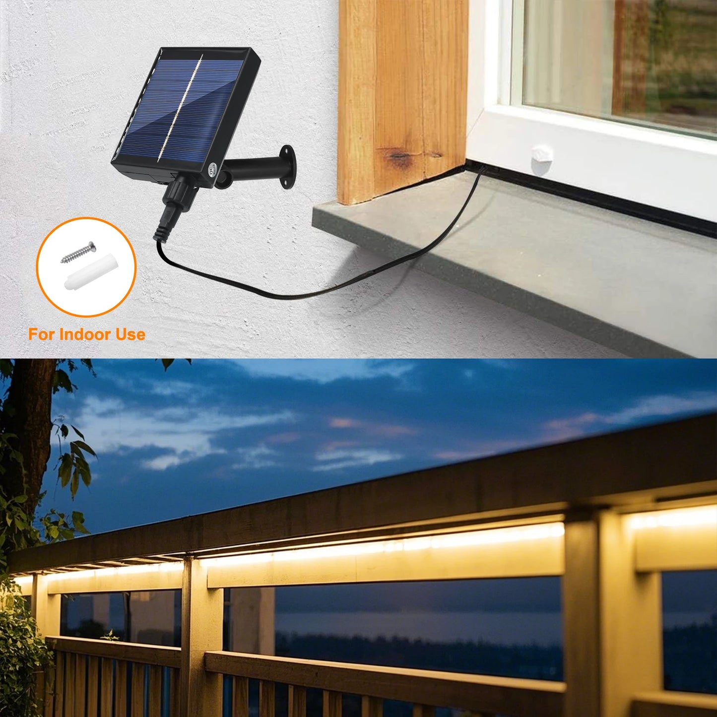 DC 24V COB Solar Neon Strip LED Lights 6X12MM 320LEDs Waterproof IP68 Flex Warm White Natural Double-sided Glow Linear Lighting