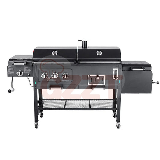 IT-4518S Gas Charcoal Combo Combination Hybrid Gas BBQ Barbecue Grills with Infrared burner Outdoor Kitchen Cooking Equipment
