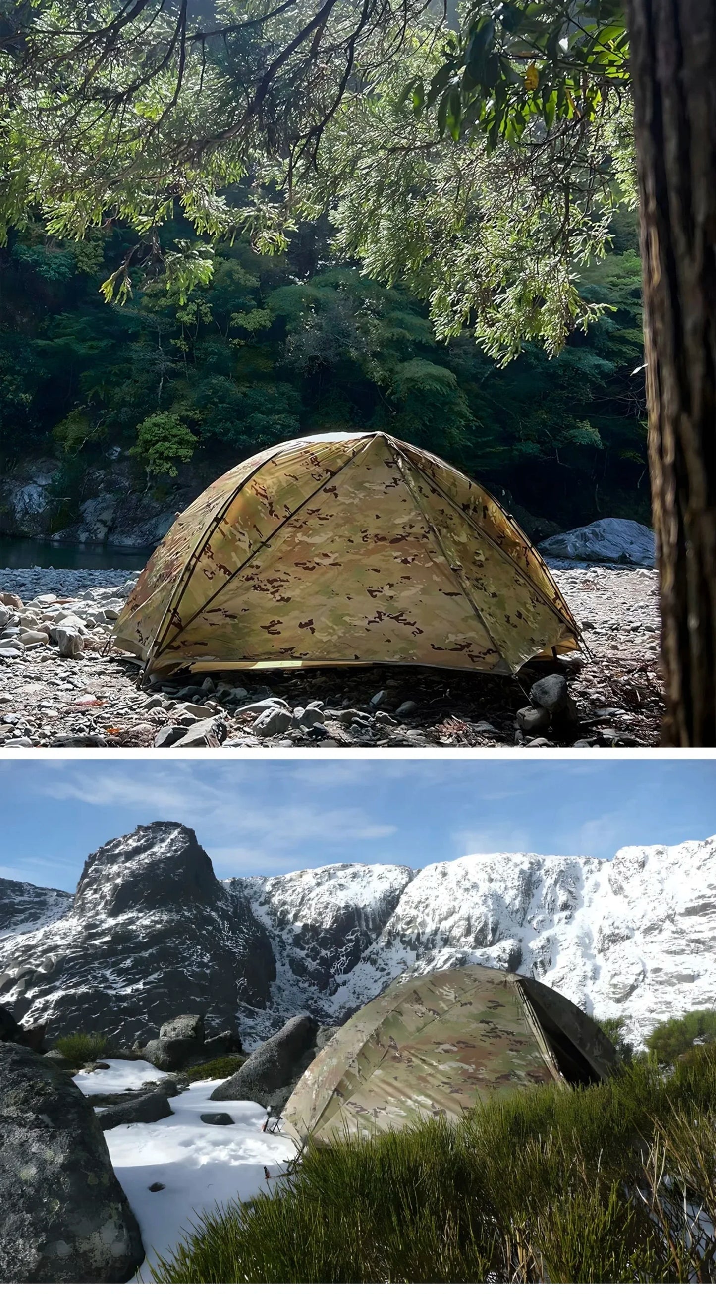 Ultra-Lightweight 1.8KG Military Tent Waterproof Windproof Quick Setup Backpack Tent for Camping Hiking Beach Backpacking