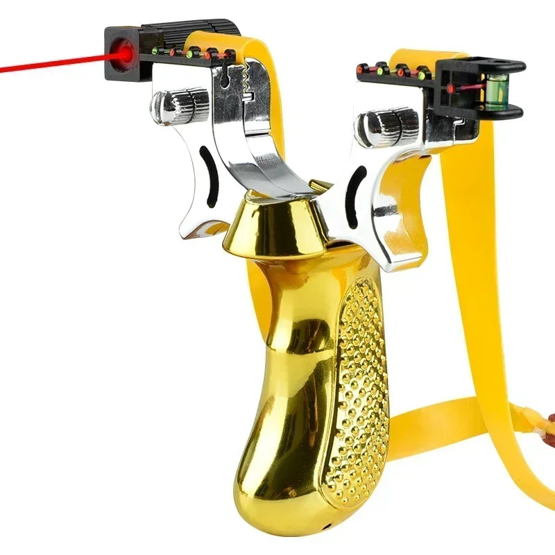 Hunting Slingshot High-power Laser Aiming Slingsshot Outdoor Sports Shooting Game Practice Using High Precision Catapult