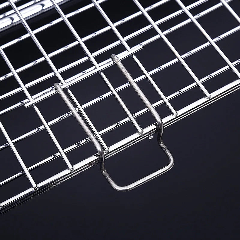 12V Automatic Stainless Steel Motorised Rotisserie Cypriot Rotating Charcoal Grill For Outdoor Camping Barbecue Grill