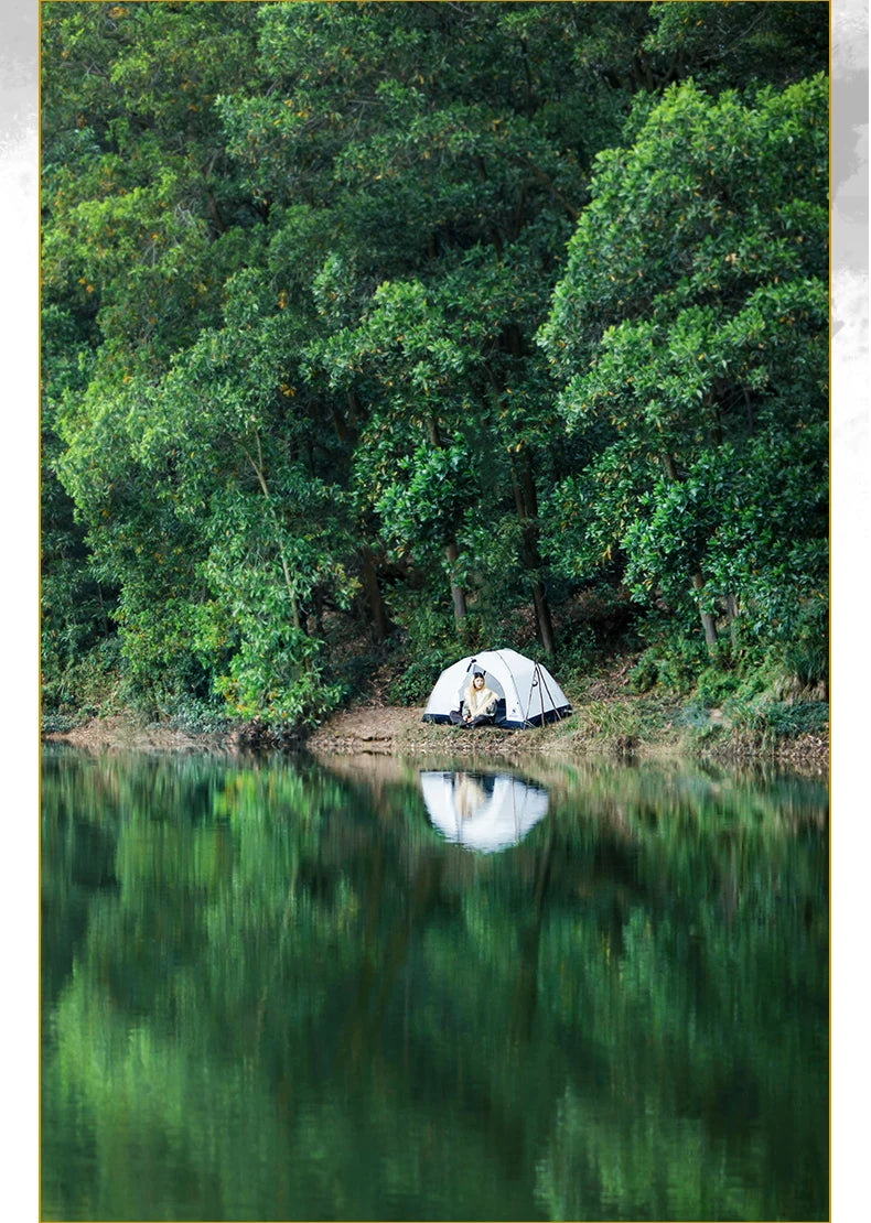 OneTigris STELLA Camping Tent Black Tigris Series Backpacking Shelter Easy Setup Instant 2-Person 4-Season Tent For Hiking