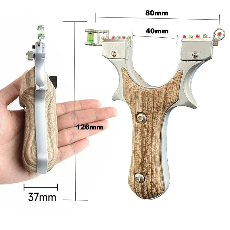 Laser Slingshot Professional Slingsshot Powerful Alloy Shooting Outdoor Hunting Sling Shot Aiming Catapult Hunting Acessories