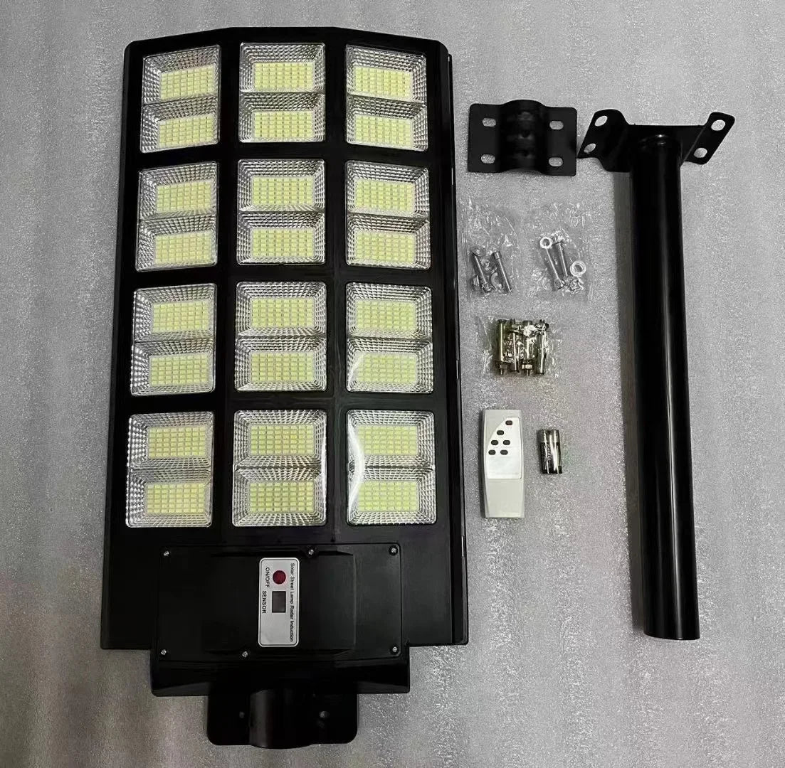 Solar Motion Sensor Street Lights Waterproof 8000LM Outdoor Flood LightsAuto Dusk to Dawn for Garden,Driveway,Yard