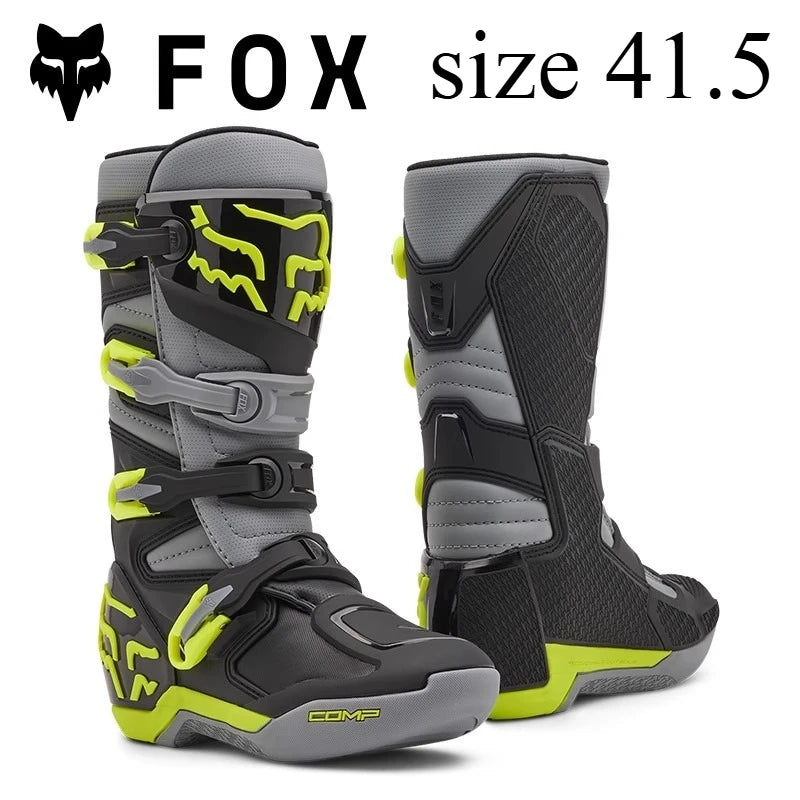 FOX Off-Road Boots Entry Level Comp Youth Motorcycle Boots for ATV/UTV Trail and MX Track Use ravel Shoes Botas Moto for kids