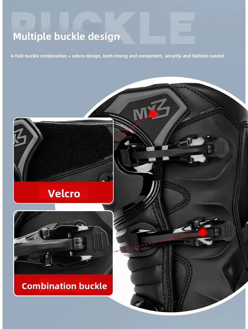 TR tiger MX3 Motorcycle Off-Road Boots Anti-fall Lindau ADV Rally Activity shaft Riding boots High Top Adult