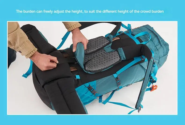 Naturehike Backpack Waterproof  Rucksack 45L 55L 65L Big Knapsack Backpacking Camping Climbing Hiking Travel Bag With Rain Cover