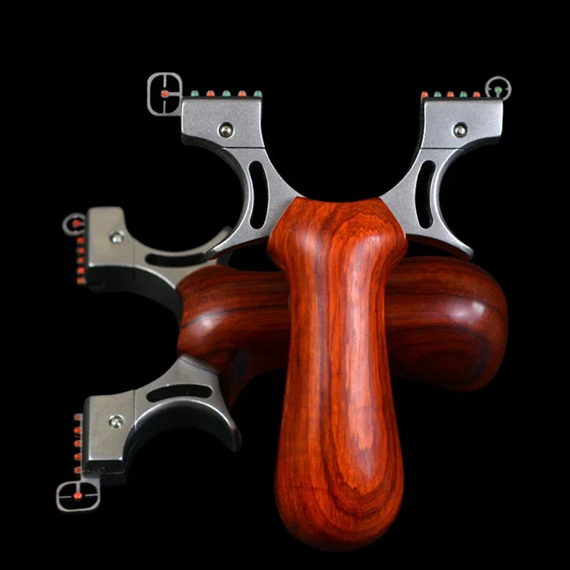 304 Stainless Steel Laser Slingsshot CNC 8020 Slingshot Outdoor Hunting Shooting Tirachinas Super Potential