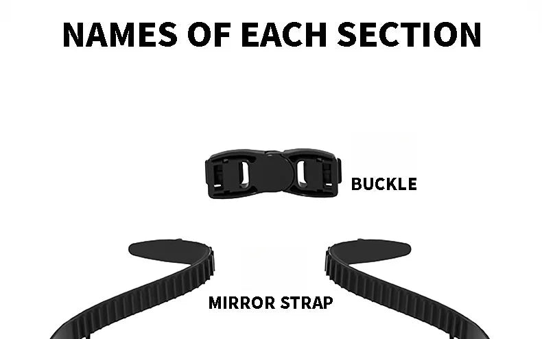 Professional Swimming Goggles with Earplugs Adult Anti-fog UV Protection Lens Men Women Waterproof Adjustable Silicone Glasses