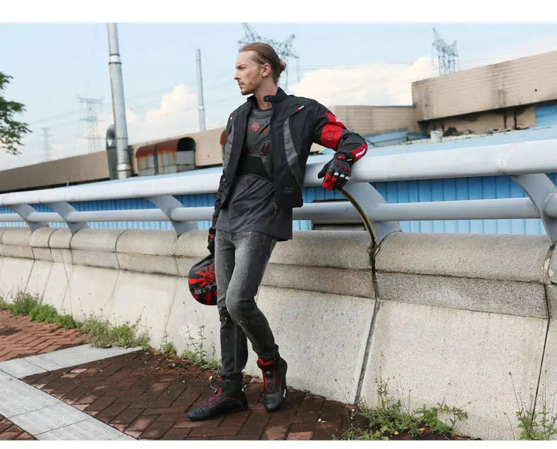 New Arcx Motorcycle Riding Boots Cowhide Casual Motorbike Road Travel Cycling Shoes Men Breathable Botas Four Season For Honda