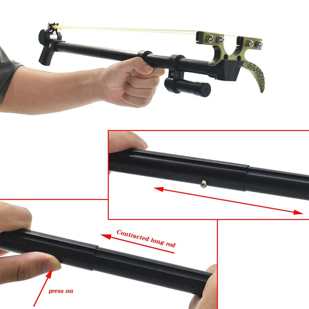 Piaoyu High Precision Hunting Slingshots for Adults, Mechanical Slingshot Catapult for Outdoor Hunting and Fishing