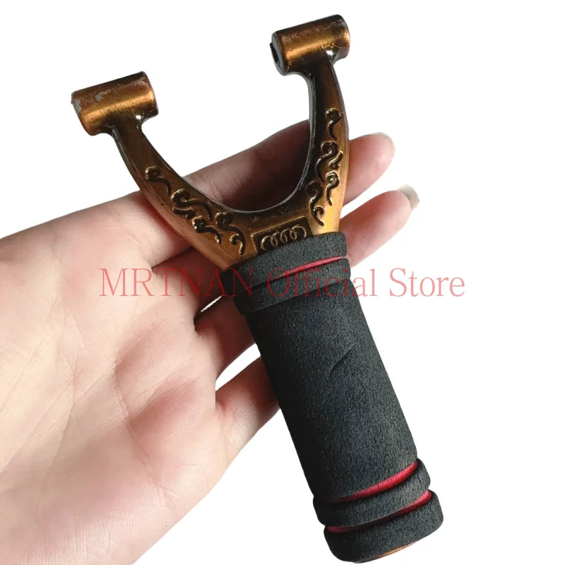 Outdoor Shooting Alloy Slingshot Rubber Band Outdoor Hunting Sling Shot Competition Slingshot Catapult Game Toys