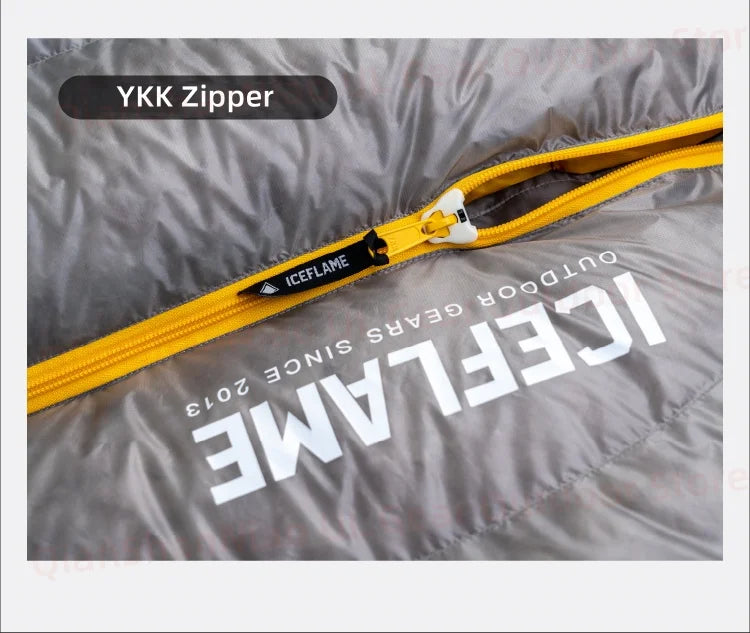 Ice Flame NXT 800FP Sleeping Bag Outdoor Camping Mummy Down Sleeping Bag Ultralight Trekking Mountaineering 10D Sleeping Bag