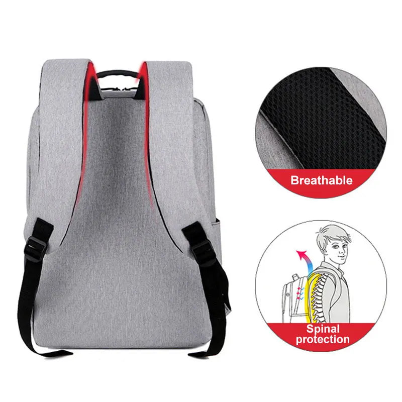 Unisex Waterproof Travel Backpack Men and Women Multifunctional Laptop Bags With USB Charging School Bag Boys Girls Backpacks