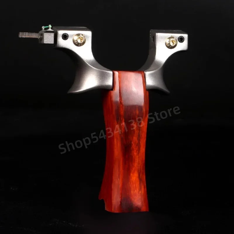 Outdoor Hunting Rubber Belt Shooting Stainless Steel Slingshot High-precision Catapult Sports Hunting Slingshot