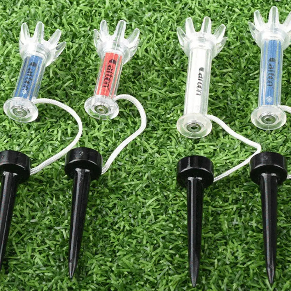 5pcs/set 79/90mm Magnetic Plastic Golf Tee Set Plastic Step Down Golf Ball Tee Holder Golf Training Practice Tees Accessories