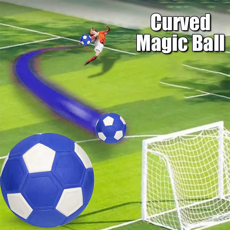 1pc Curve Swerve Soccer Ball Magic Football Toy Great Gift For Children Perfect For Outdoor Game Match Football Training Or Game