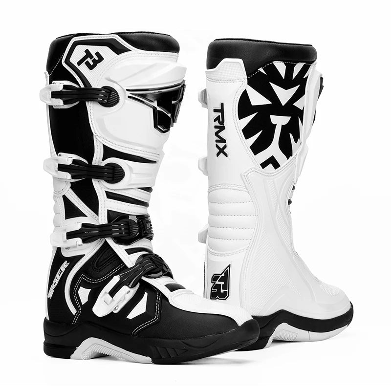 2025 NEW Racing Boots Safe Riding Motocross Boots Waterproof Anti Fall Wear-resistant Motorcycle Boots Equipment Rally Shoes