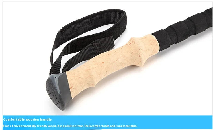 Trekking Poles for Hiking Walking Sticks for Seniors Collapsible and Lightweight, 2pc Set - Hiking Poles for Backpacking Camping