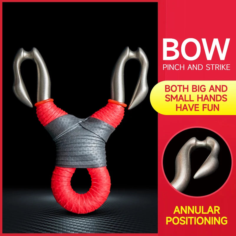 Traditional Manual Cold Bending Slingshot Reverse Bending Competition Is Powerful and Highly Accurate Round Rubber Band