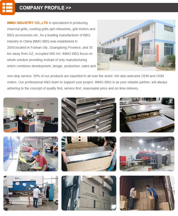 Garden Outdoor Charcoal BBQ Cyprus Rotisserie Grill with Hood