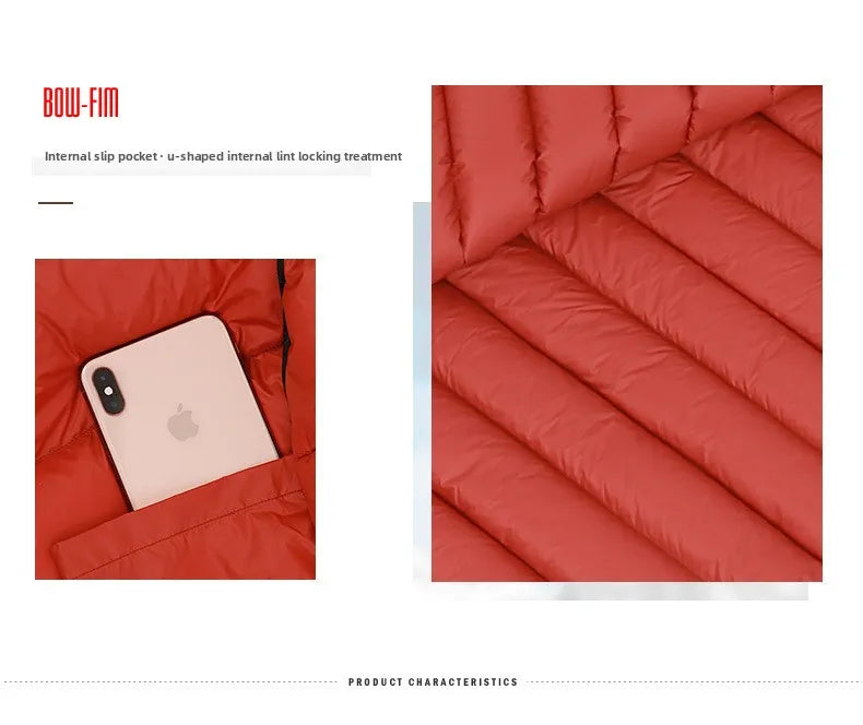 SKY ICEFeichan Mummy Down Sleeping Bag for Adults Outdoor Camping Winter Thickened Goose Down Cold-Proof Warm