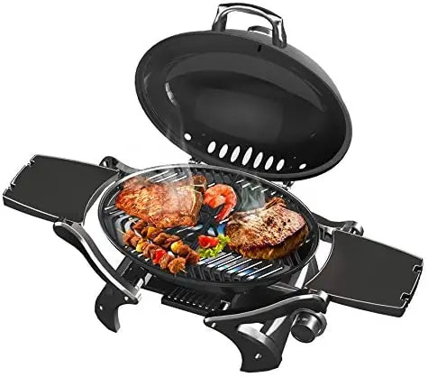New BBQ Grills Propane Outdoor Gas New Style Grill Easy Moving Outdoor Gas Grill Portable for Camping Cooking Single Burner