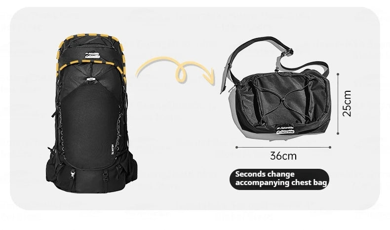 Naturehike 70L Hiking Backpack Outdoor Rainproof With Rain Cover Knapsack Climbing Shoulder Bag Travel Camping Rucksack Portable