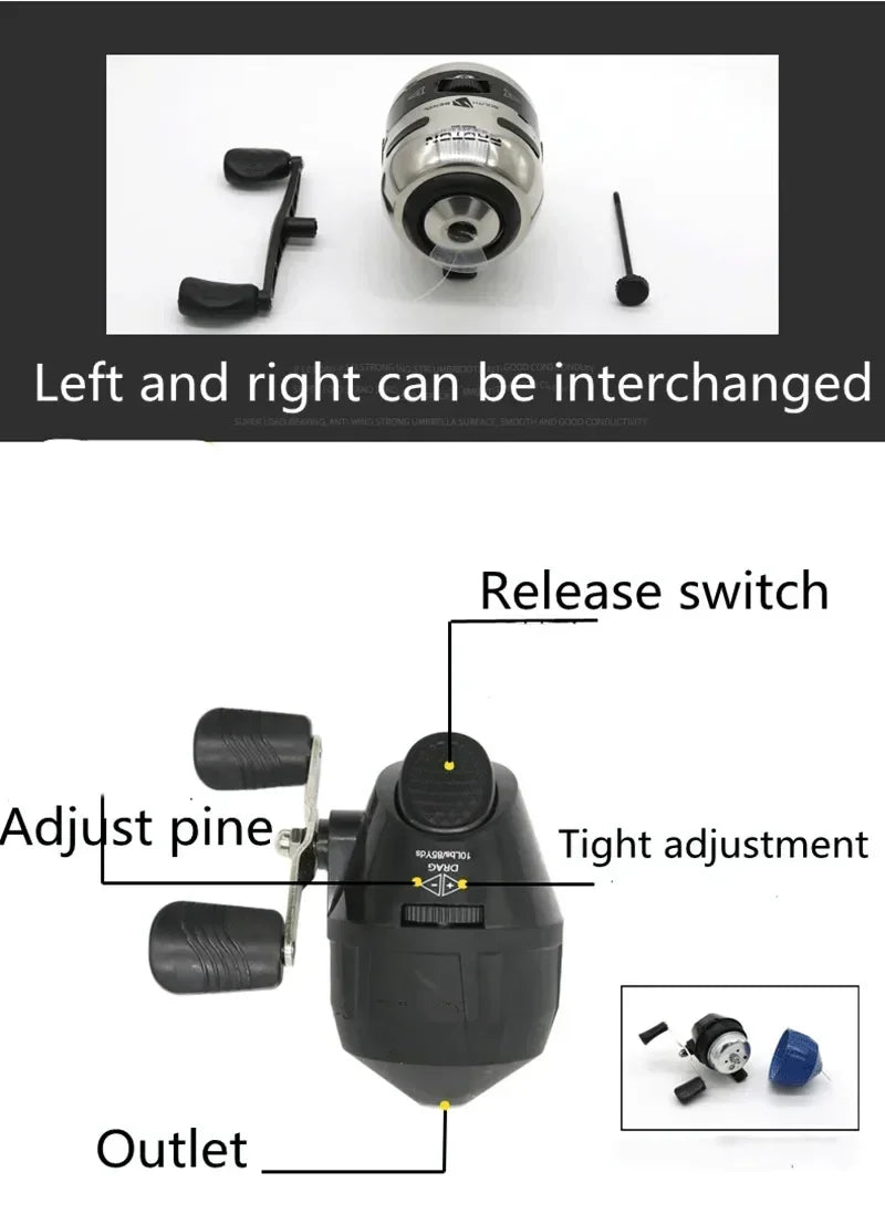 Strong Slingshot Hunting Fishing Set Professional Catapult with Arrows Fishing Rubber Band Outdoor Shooting Fishing Accessories