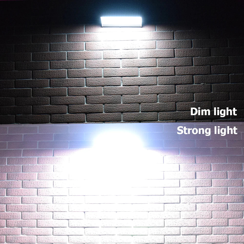 Super Bright 48LED Solar Light Outdoor WaterProof Motion Sensor 4 Mode Lighting Solar Flood Light for Garden Security Yard Patio