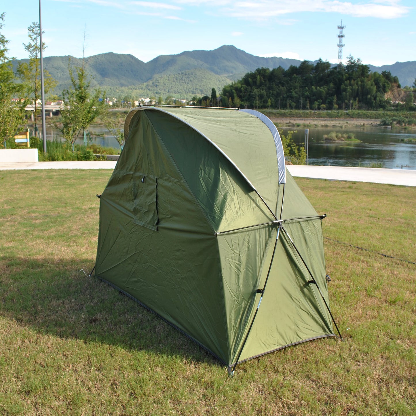 Durable Outdoor Sketching Tent for Backpacking,CZX-725 1 Person Tent Not Include Cot,1 Person Tent,Ground Tent,Practice Tent
