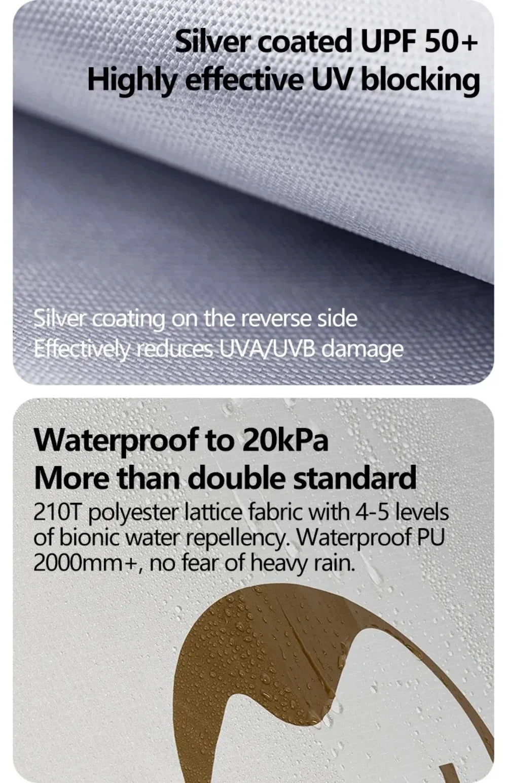 Camping Waterproof Tent 2-3 People One-touch Camping Tent Outdoor Ultralight Portable Sun Shelter Beach Tent for Outdoor Fishing