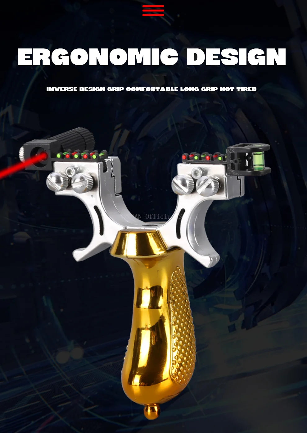 Double Spiral Fast Compression Slingshot Outdoor Sports Hunting Shooting Catapult Competition Practice Shooting Acessories