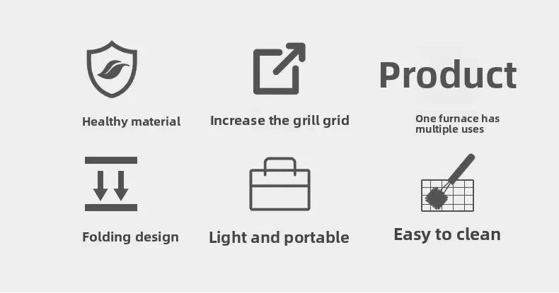 Steel foldable portable barbecue grill MT-3 MT-2 outdoor camping picnic set camping barbecue grill fire pit firewood stove
