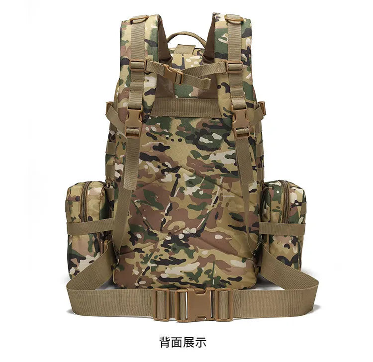 Tactical large capacity backpack camping Oxford cloth outdoor military camouflage mountaineering combination backpack