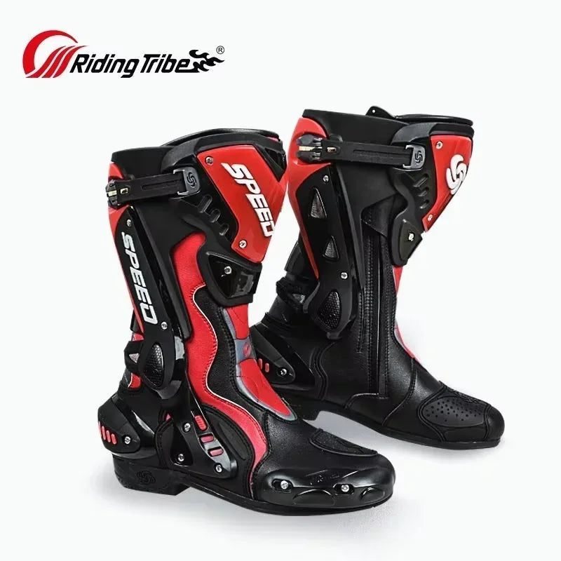 2024 Summer Motocross Boots Water-Repellent Breathable Anti-Slip All-Terrain Off-Road Motorcycle Riding Gear Durable MX Boots