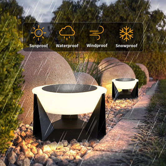 Solar outdoor waterproof lawn light. Zero electricity bill. Landscape lights suitable for gardens, parks, courtyards, and square