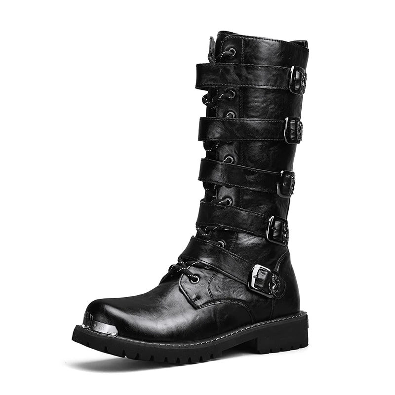 Motorcycle Boots New Men's Outdoor Fashion High Top Shoes For Men Women High Quality Comfort Anti-collision Protective Boot 2025