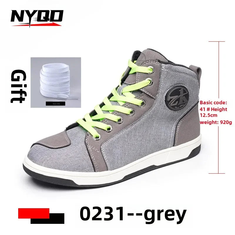 Motorcycle Riding Shoes Motorcycle Boots All Season Breathable and Anti Fall Riding Equipment Road Racing Shoes forRiders오토바이 부츠