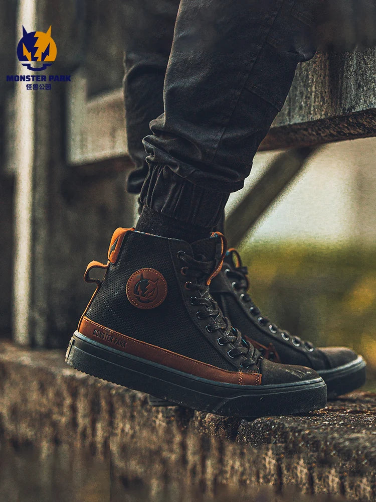 Boots for Motorcyclist Man Wear-Resistant Men and Momen For 4 Season Botas De Moto Motorcycle Shoes Riding boots Breathable