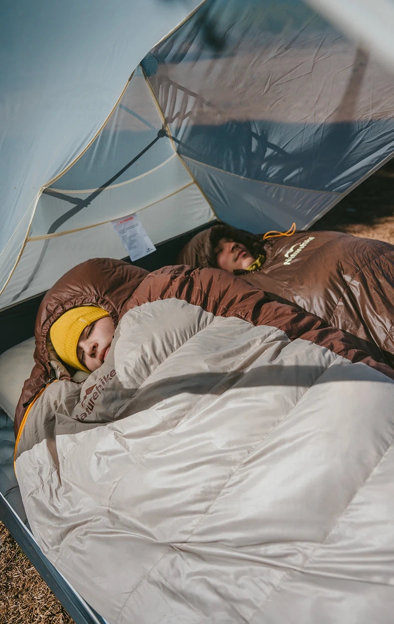 Naturehike Snowbird Sleeping Bag 650FP Duck Down Winter Warm Outdoor Camping Ultralight Hiking Mummy Sleeping Bag -18.6°C~3.8°C